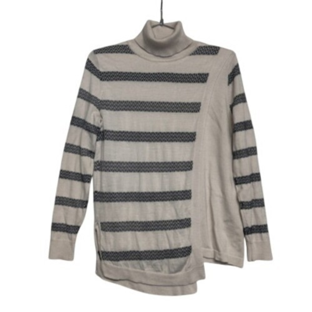 Karen Millen‎ turtleneck Wool Blend sweater double side  women size 3-L